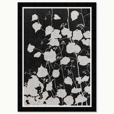 Wynwood Studio Growing Flow Noir Framed Boho Minimalist Abstract Prints