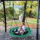 preview thumbnail 15 of 28, Goplus 40" Flying Saucer Tree Swing Indoor Outdoor Play Set Kids