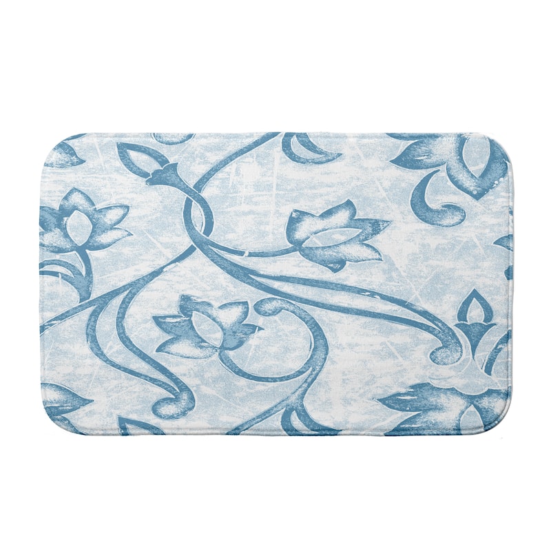 Eleanor Bath Mat - 21 x 34 - Blue