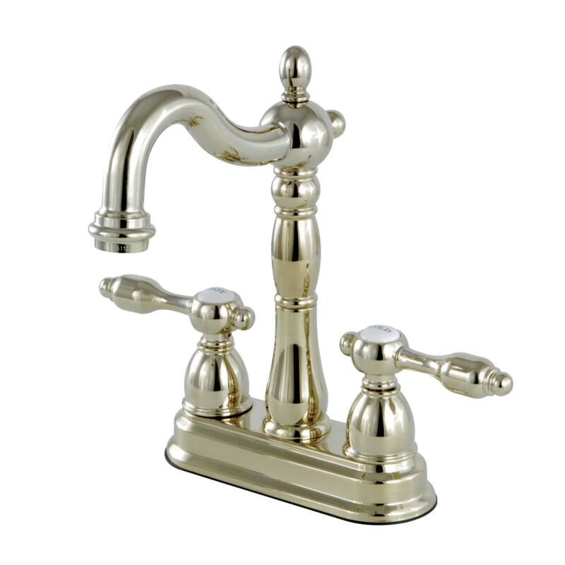 Kingston Brass Tudor Brass Kitchen Faucet - Polished Brass