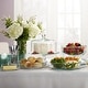 preview thumbnail 5 of 5, Libbey Selene Glass Cake Stand with Dome - Set of 2
