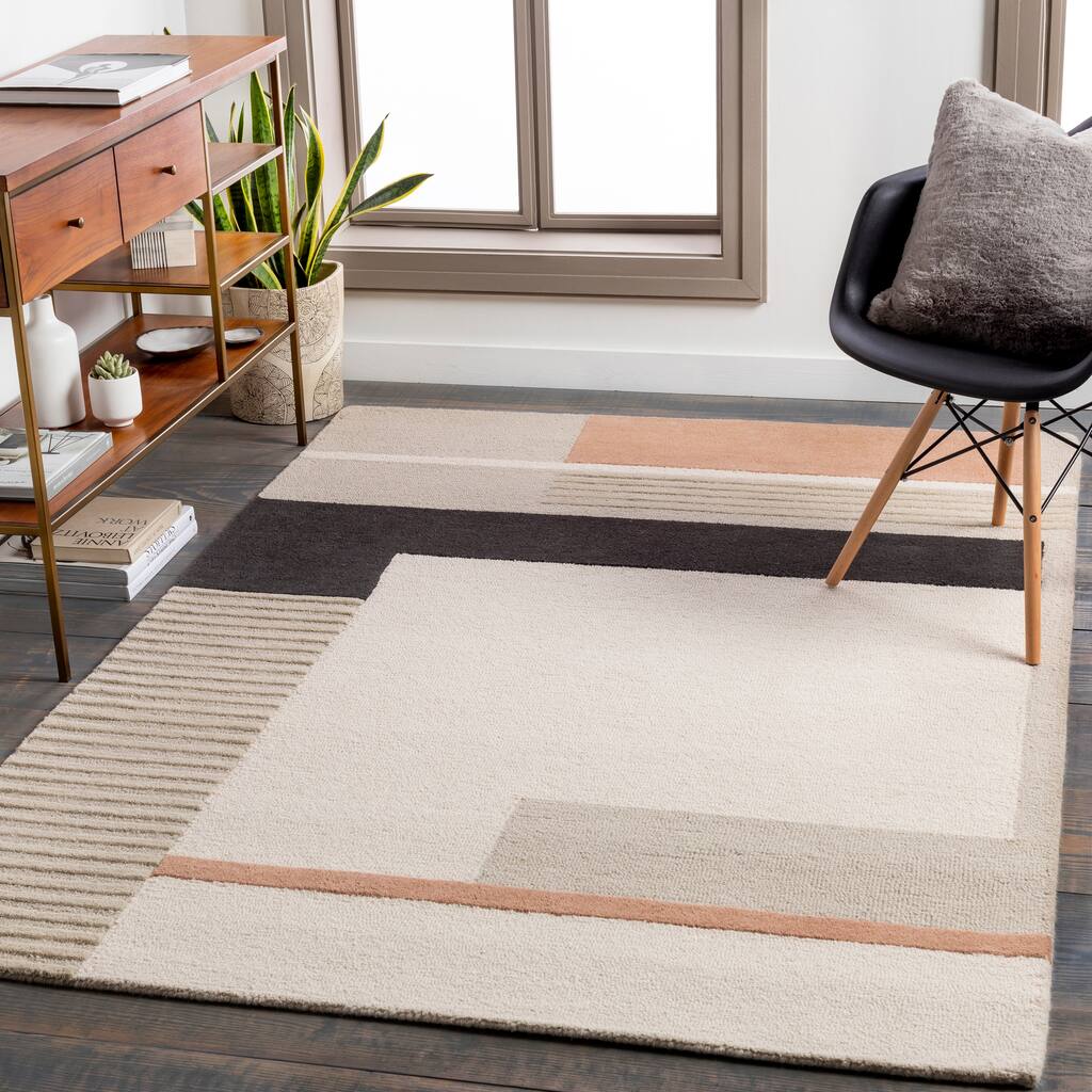 Livabliss Studio Modern Handmade Wool Area Rug