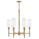 preview thumbnail 5 of 7, Hinkley Lighting 46455 Fenwick 6 Light 28" Wide Chandelier