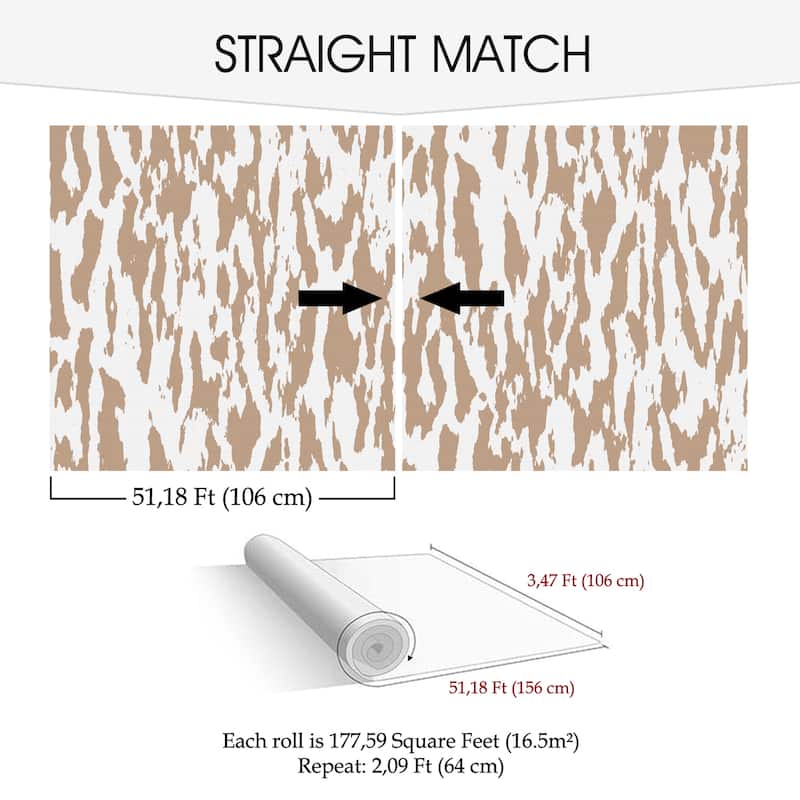 SUSSEXHOME Removable Wallpaper-Waterproof, Strippable, Light Resistance & Cleanable Wall Paper Roll-Wallpaper-Lava2