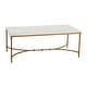 preview thumbnail 11 of 15, Genuine Marble and Metal Coffee Table