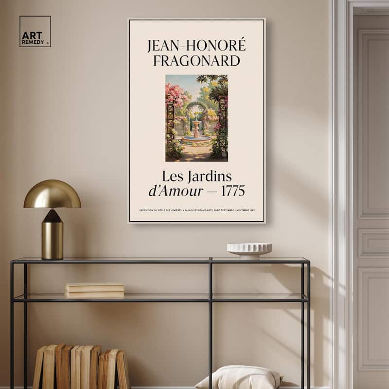 Romantic Gardens Canvas by Art Remedy