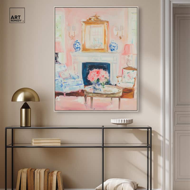 Softly Painted Space Canvas by Art Remedy
