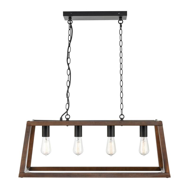 Light Society Bristol Wood Pendant Lamp