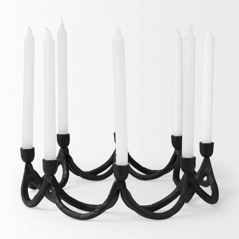 Seraph Round Candle Holder - 16.0L x 16.0W x 4.3H