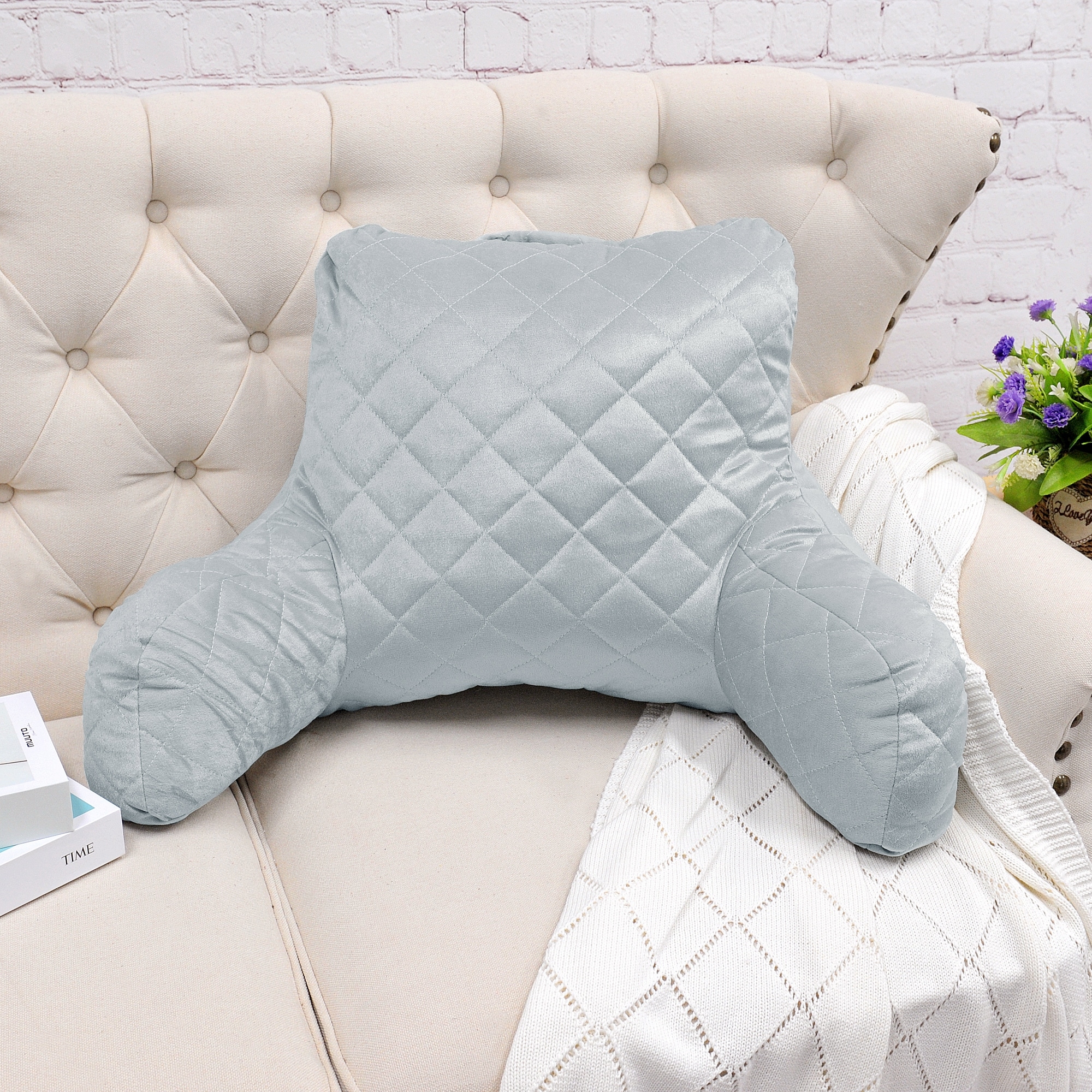 Bed rest pillow cover deals