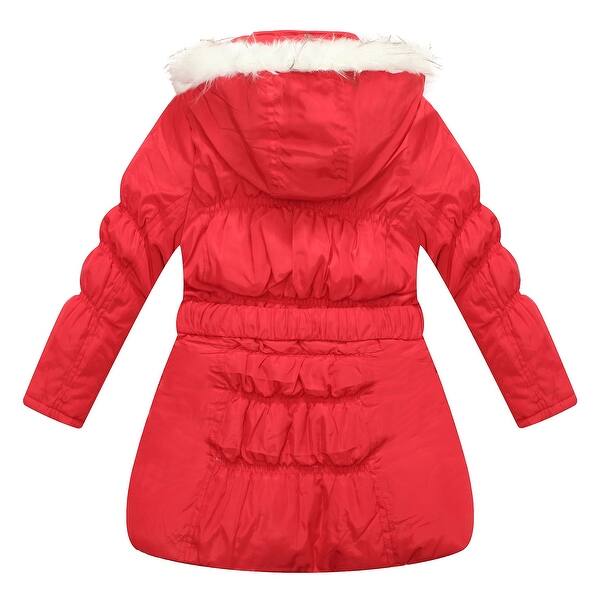 Shop Richie House Girls Grey Padded Winter Jacket Overstock