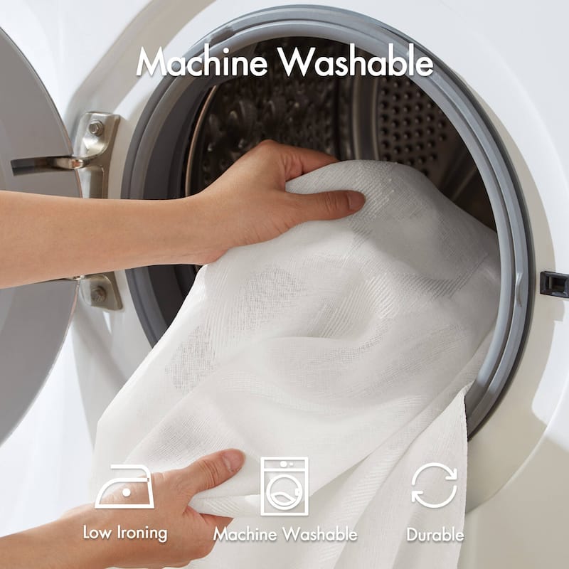 Madison Park Candice Sheer Shower Curtain