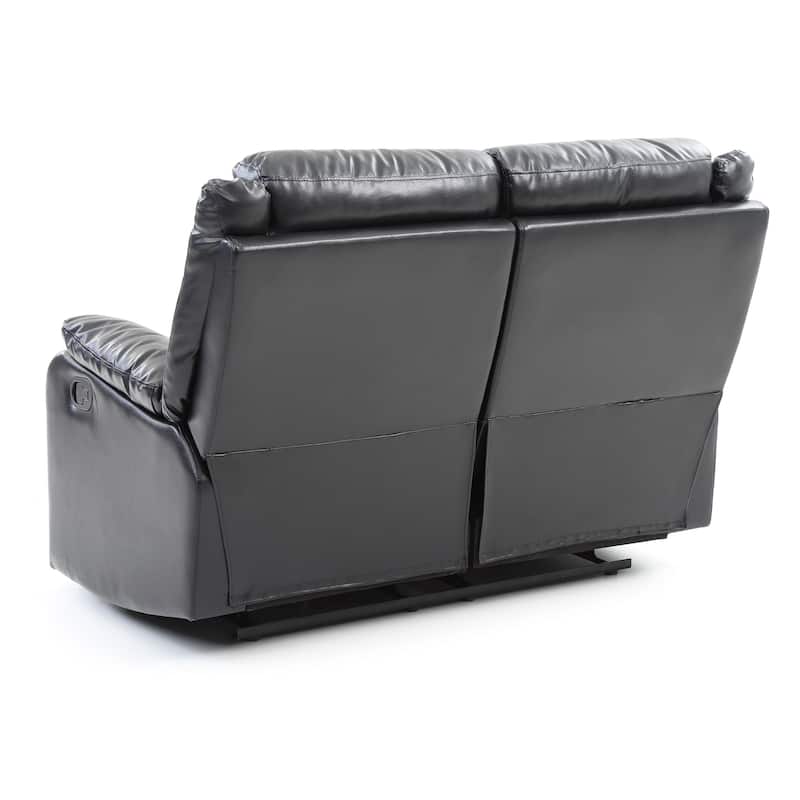 Ward Faux Leather Double Reclining Loveseat