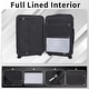 preview thumbnail 9 of 15, 3-Piece Hardshell Luggage Set with TSA Lock YKK Zippers Aluminum Telescopic Handle and Spinner Wheels Durable PC+ABS Suitcase