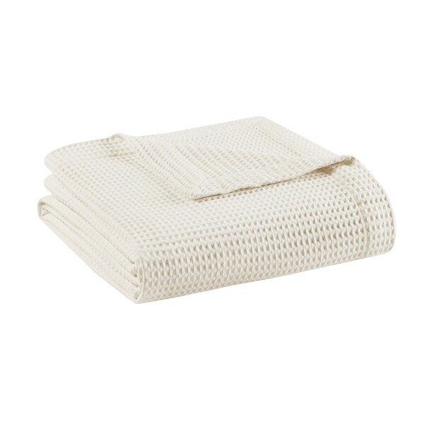 Beautyrest Waffle Weave Cotton Blanket On Sale Bed Bath