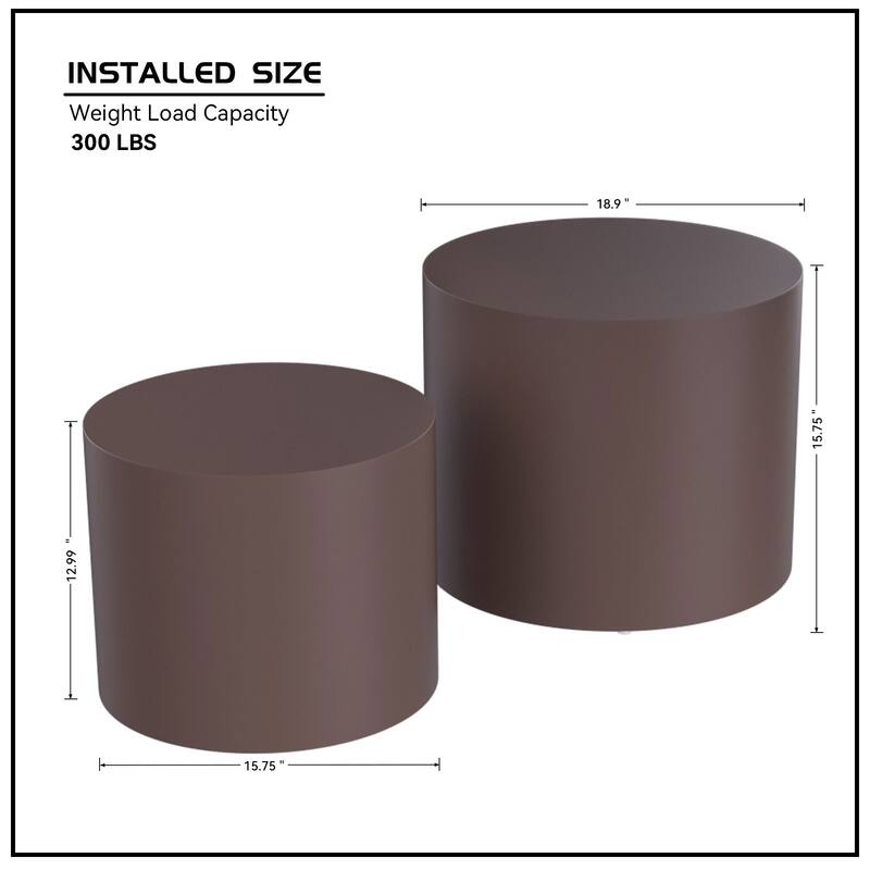 Modern Set Of 2 Coffee Table For Living Room