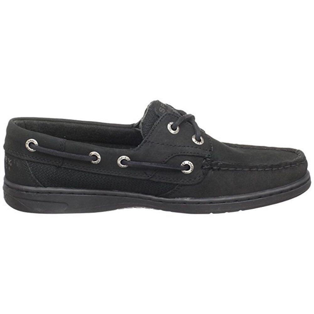 Bluefish Boat Shoe Black 2 Eye 9120205 