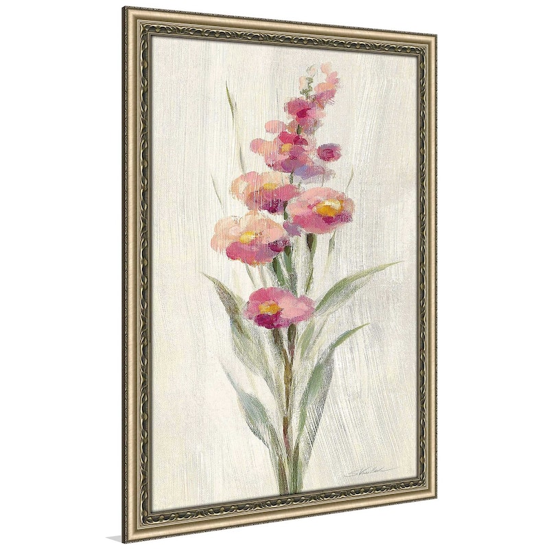 "Farm Flower I Light" by Silvia Vassileva Print on Acrylic.
