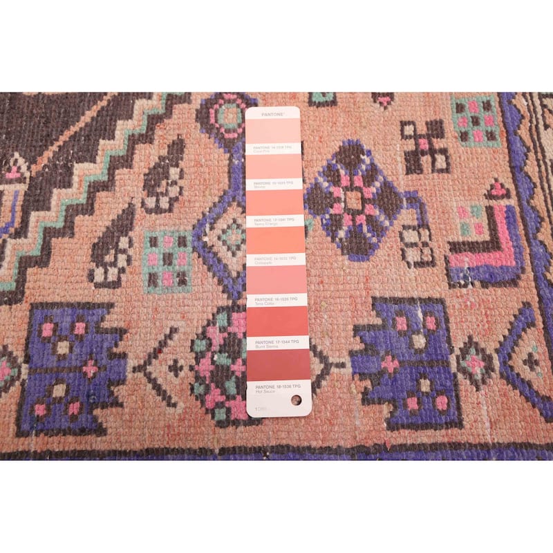 ECARPETGALLERY Hand-knotted Antalya Vintage Copper Wool Rug - 4'4 x 6'8