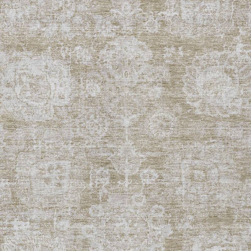 HomeRoots Floral Transitional Rectangle Outdoor Rug