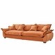 preview thumbnail 12 of 13, 126" Velvet Sectional Sofa,Modular 3-Piece with Storage Removable Cushions