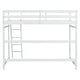 preview thumbnail 14 of 16, Modern Twin Size High Loft Bed with Inclined Ladder and Guardrails for Bedroom