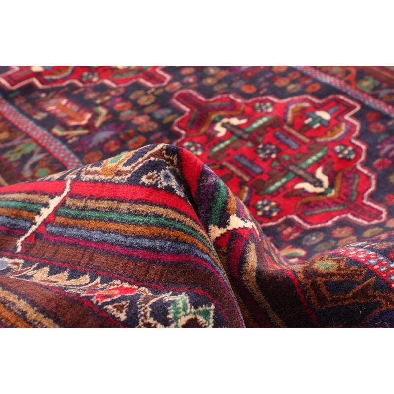 ECARPETGALLERY Hand-knotted Teimani Dark Navy Wool Rug - 3'5 x 6'3