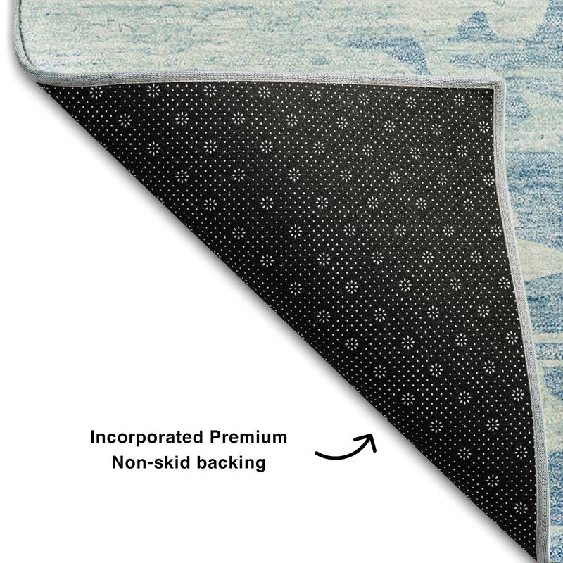 Premium Washable Super Soft Abstract Tear Mayfield Rug