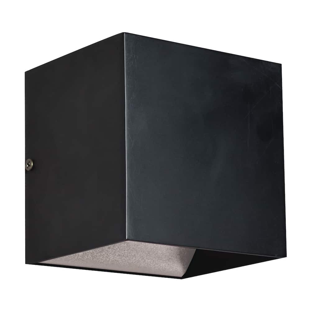 Porch & Den Eggers Black 1-light ADA LED Wall Sconce