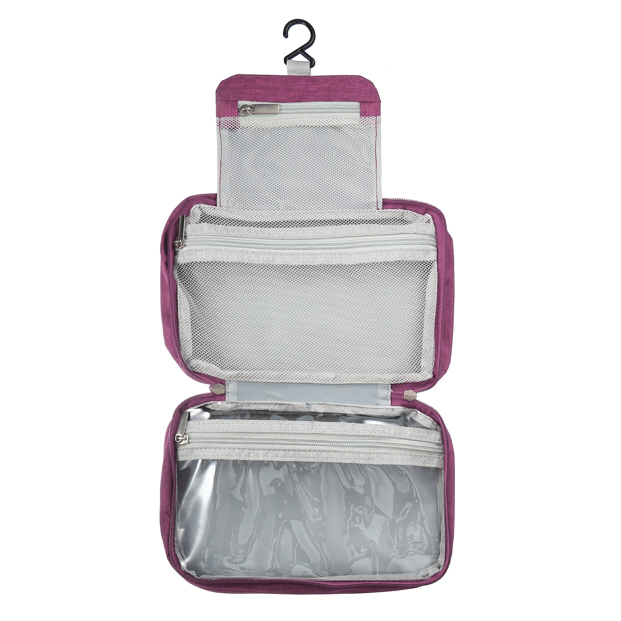 Travel Toiletry Bag Hanging Makeup Bag Foldable Cosmetic Bag Organizer - 9.84"x6.50"x3.15" - Bed Bath & Beyond - 42474191 Travel Toiletry Bag Hanging Makeup Bag Foldable Cosmetic Bag Organizer - 9.84"x6.50"x3.15" - Bed Bath & Beyond - 42474191