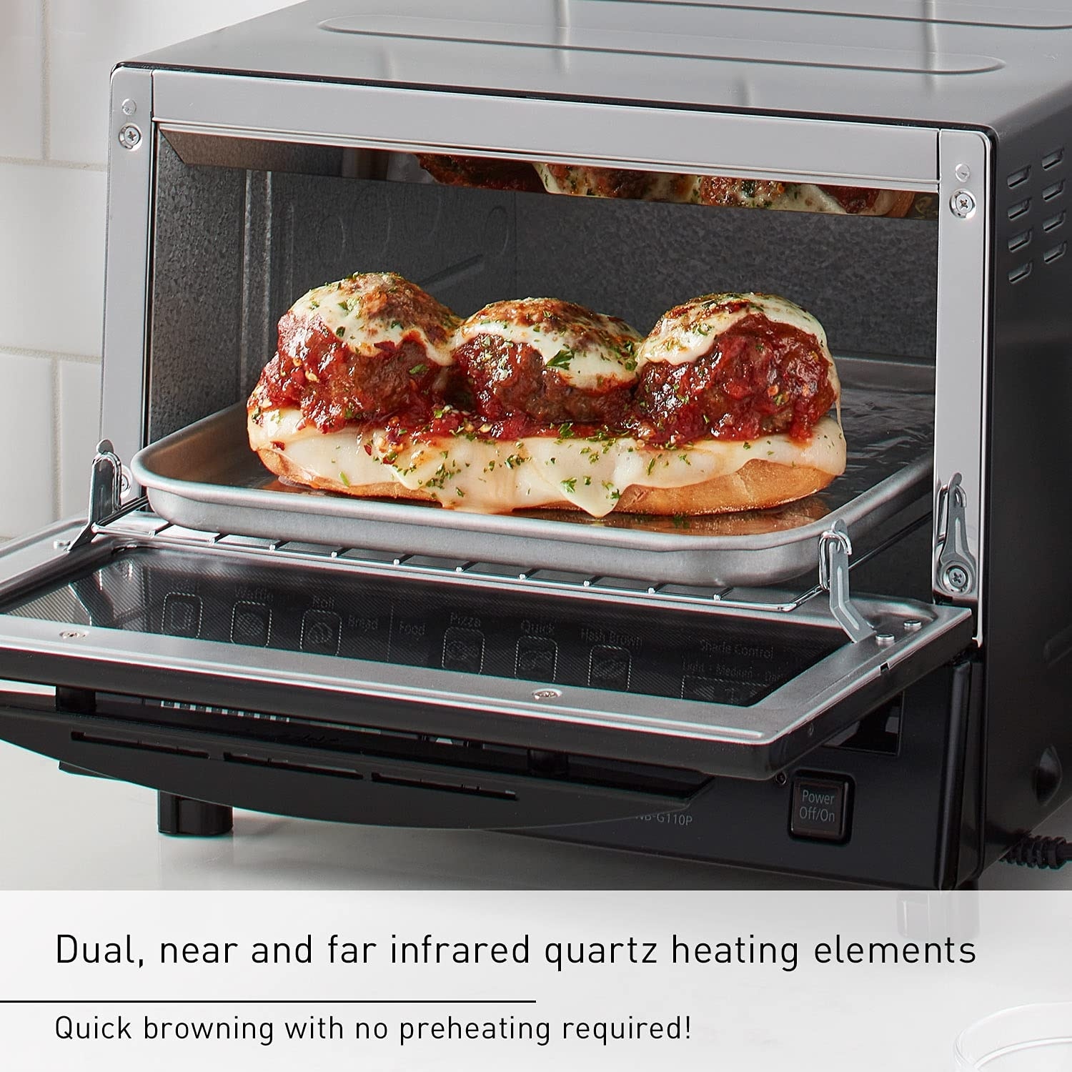 Toaster Oven FlashXpress with Double Infrared Heating and
