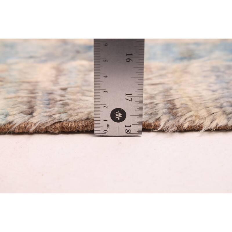 ECARPETGALLERY Hand-knotted Pak Finest Marrakesh Grey Wool Rug - 9'3 x 11'7