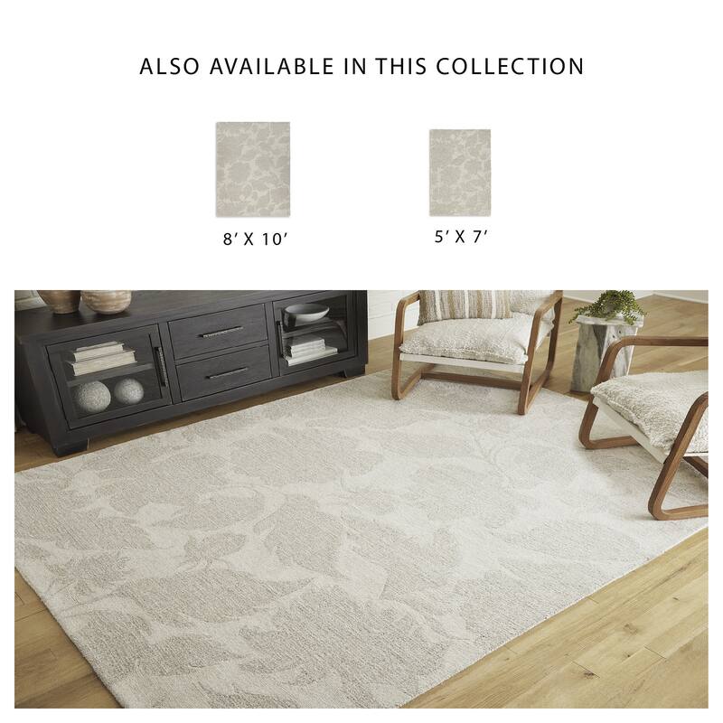 Signature Design by Ashley Chadess Linen/Taupe Rug