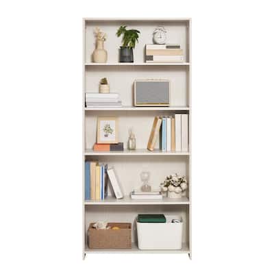68 Inch Freestanding Versatile 5-Tier Wooden Bookcase with Open Storage Space - 31.2 x 11.7 x 68.3 in