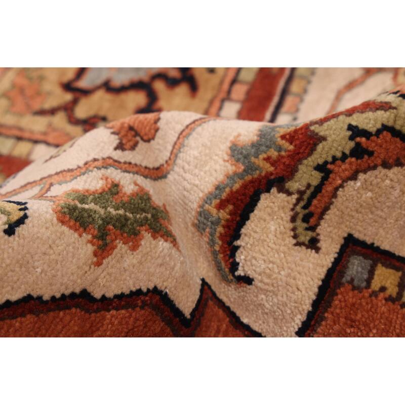 ECARPETGALLERY Hand-knotted Jules Sultane Ivory Wool Rug - 8'8 x 11'11