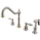 Option Brushed Nickel/Polished Brass