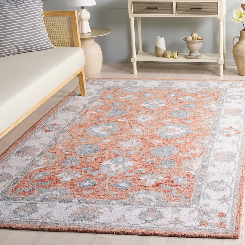 SAFAVIEH Handmade Heritage Sigþridur Traditional Wool Rug