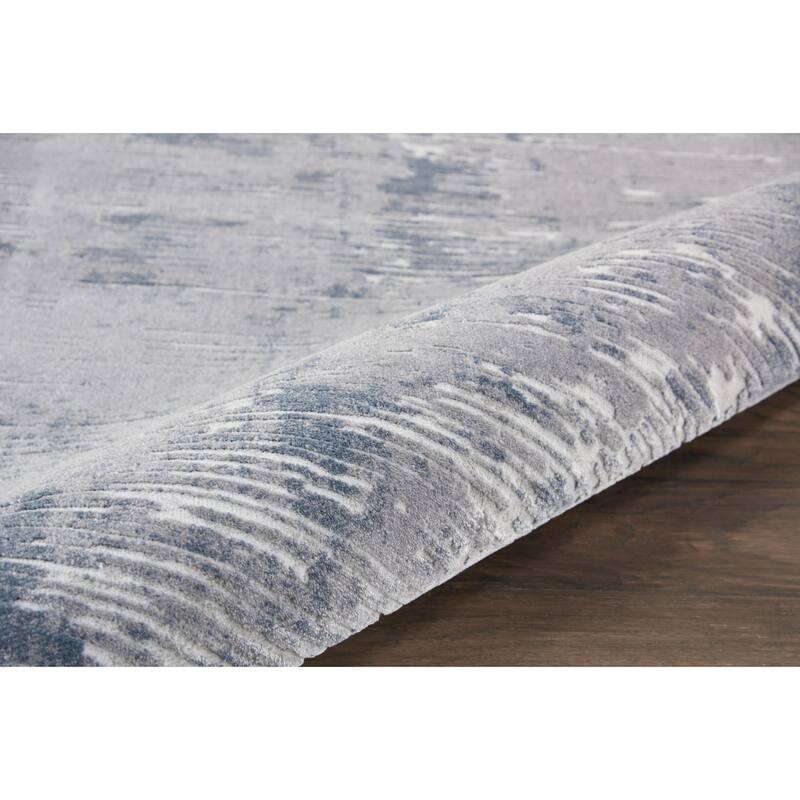 Rustic Textures Modern Transitional Abstract Area Rug