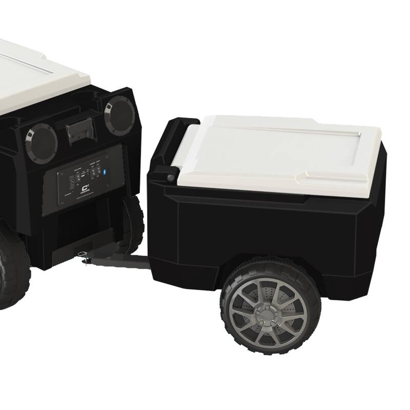 Blue Zamboni with White Lid RC Cooler