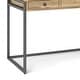 Thumbnail 33, WYNDENHALL Brinkley SOLID ACACIA WOOD Modern Industrial 60 inch Wide Writing Office Desk. Changes active main hero.