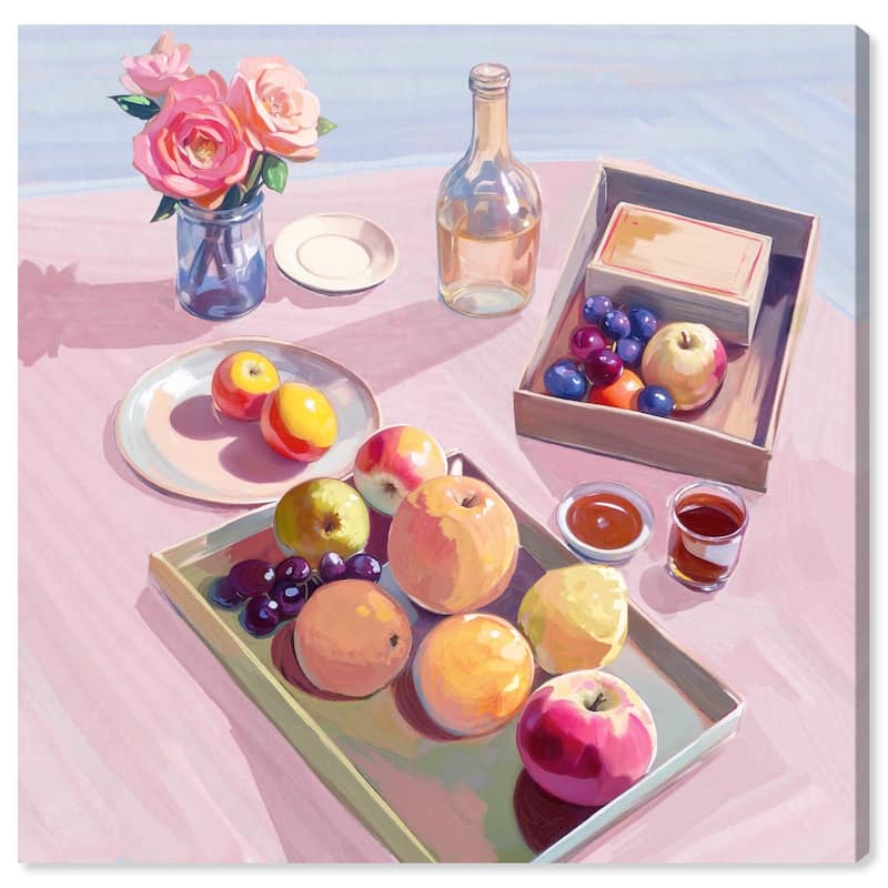 Fresh Fruits Canvas by Art Remedy, Gallery Wrapped - 16" x 16"