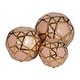 preview thumbnail 23 of 26, Sagebrook Home Gold Accented Abstract Modern Coastal Decorative Orbs Set of 3
