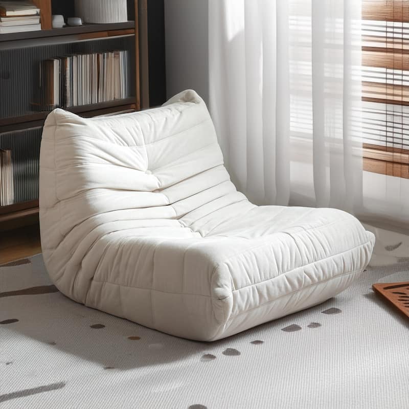 No Installation Bean Bag Chair - Off White