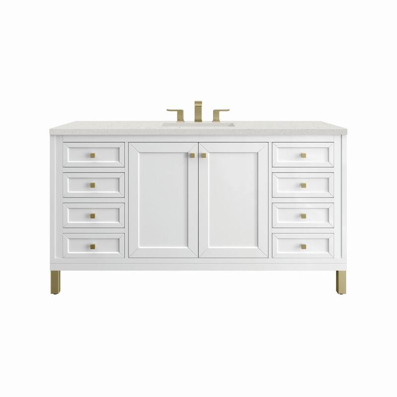 James Martin Vanities 305-V60S-3LDL Chicago 60" Single Basin Wood