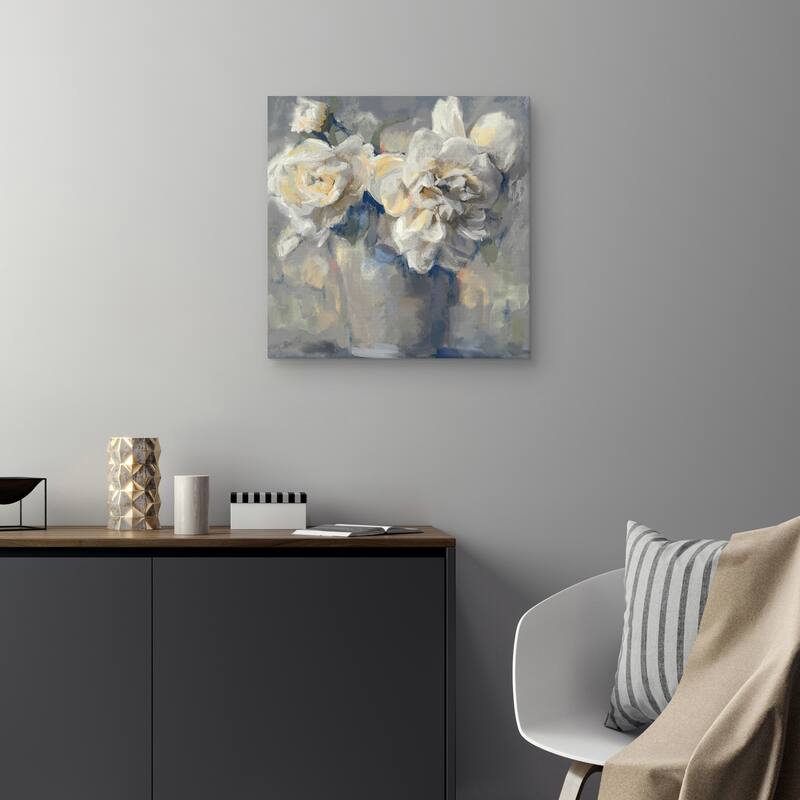 Potted Petals by Studio Arts Canvas Art Print