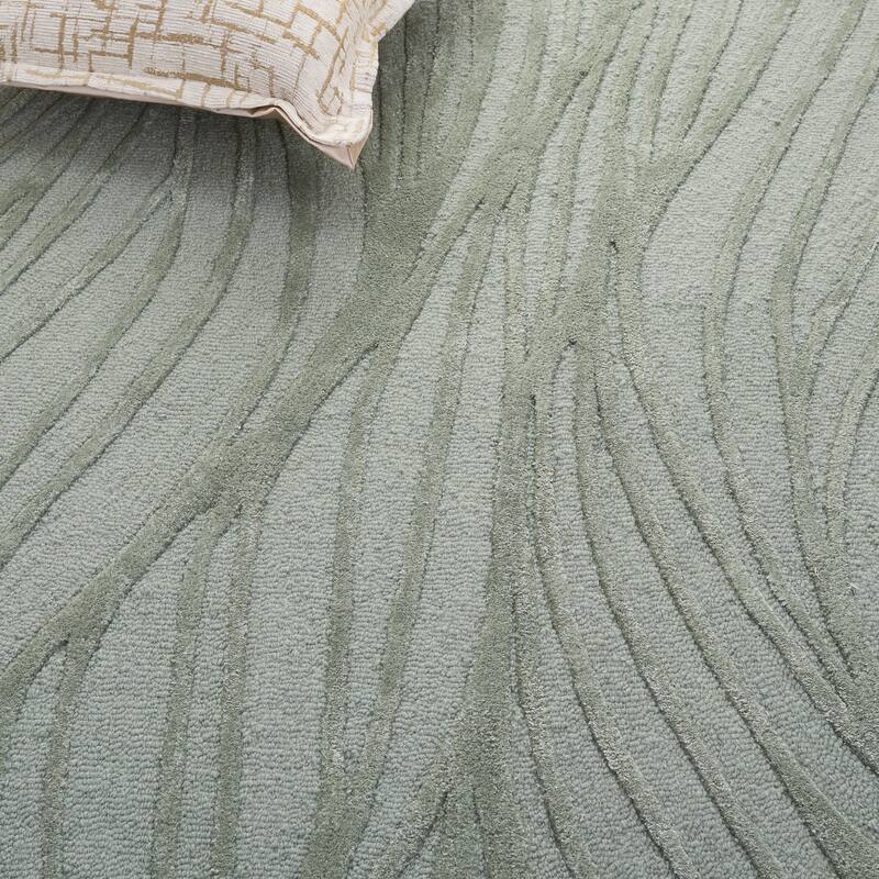 SAFAVIEH Handmade Glamour Fortunata Contemporary Wool Rug