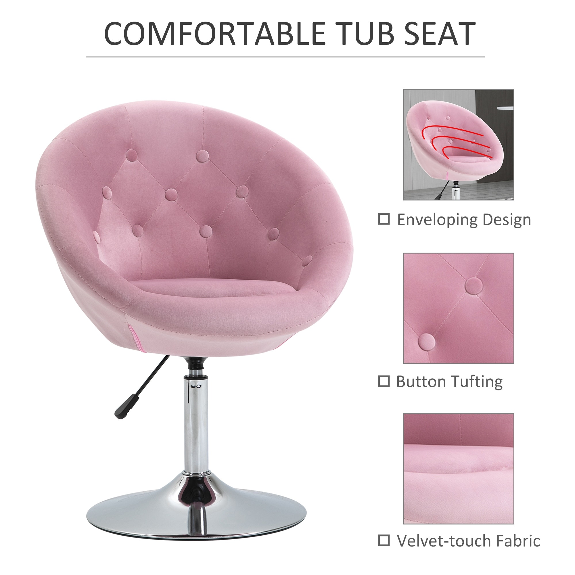 Makeup sales swivel chair