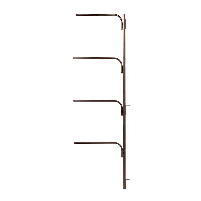 Household Essentials Hinge-It Clutterbuster Family Towel Bar - 1.0"L x 20.5"W x 70.0"H