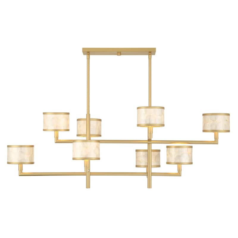Savoy House 1-6493-8 Mariquita 8 Light 20" Wide Linear Chandelier