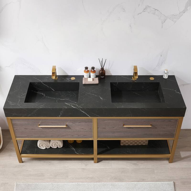 Segovia Bath Vanity with Sintered Stone Top